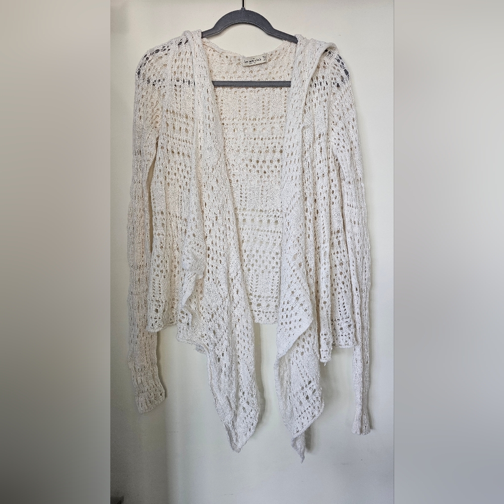 White Knit Cardigan